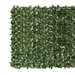 vidaXL Balkónová zástena s tmavo zelenými listami 300x150 cm – Obrázok 3
