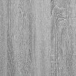 vidaXL Stôl sivý sonoma 140x50x75 cm kov a kompozitné drevo – Obrázok 9