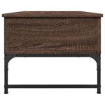 vidaXL Konferenčný stolík hnedý dub 100x50x40 cm kompozitné drevo kov – Obrázok 6