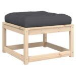 vidaXL 6-dielna záhradná sedacia súprava s vankúšmi borovicový masív – Obrázok 5