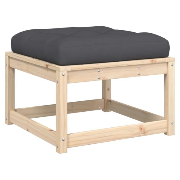 vidaXL 6-dielna záhradná sedacia súprava s vankúšmi borovicový masív – Obrázok 5