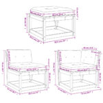 vidaXL 6-dielna záhradná sedacia súprava s vankúšmi borovicový masív – Obrázok 10