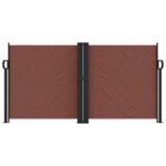 vidaXL Zaťahovacia bočná markíza, hnedá 120x600 cm – Obrázok 3