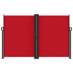 vidaXL Zaťahovacia bočná markíza, červená 160x600 cm – Obrázok 3
