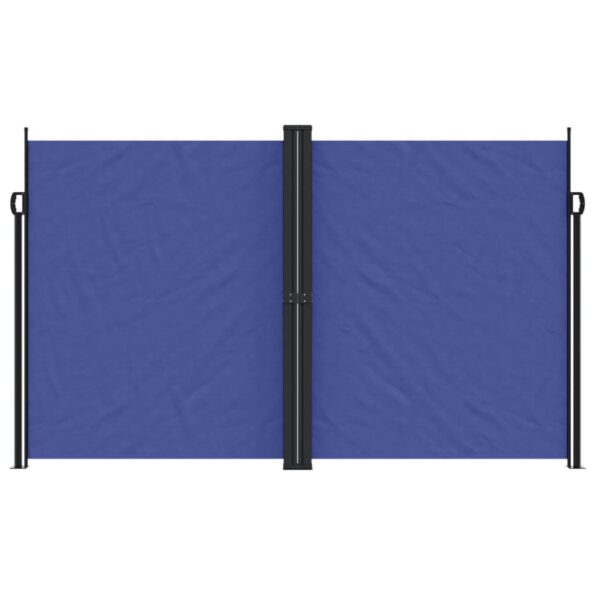 vidaXL Zaťahovacia bočná markíza, modrá 200x600 cm – Obrázok 3