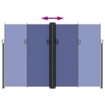 vidaXL Zaťahovacia bočná markíza, modrá 220x600 cm – Obrázok 5