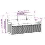 vidaXL 3-dielna záhradná súprava pohoviek s vankúšmi béžová polyratan – Obrázok 6
