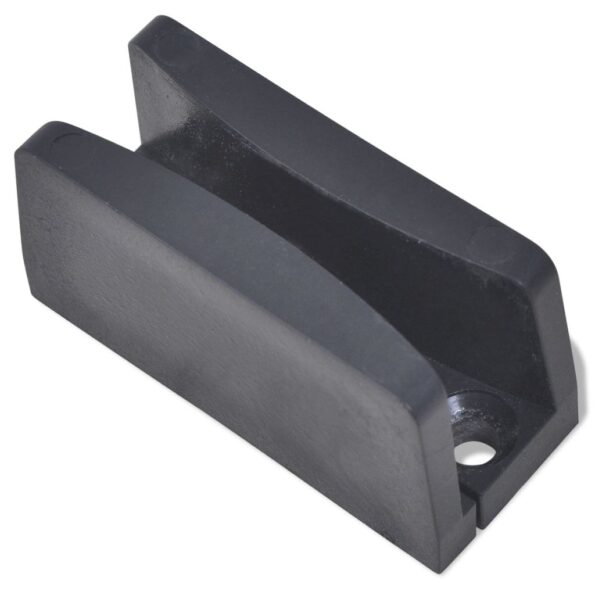 vidaXL Posuvné dvere, sklo a hliník 178 cm, strieborné – Obrázok 6