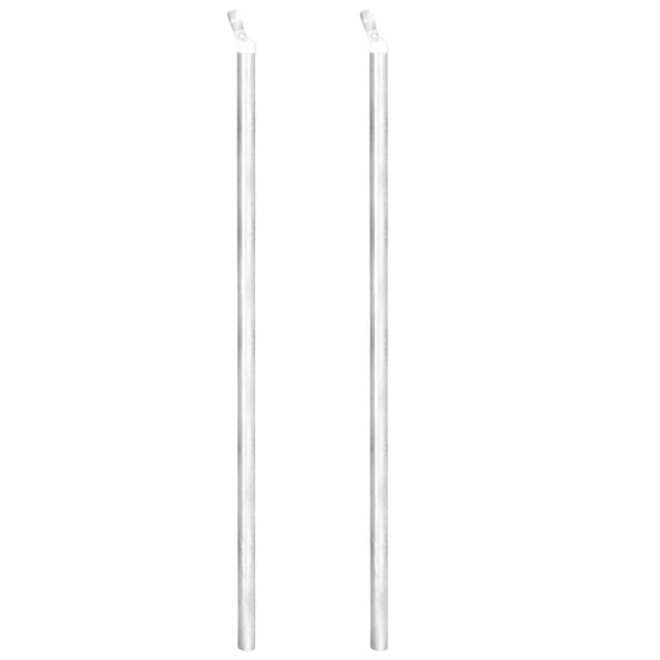 vidaXL Drôtené pletivo+stĺpiky, pozinkovaná oceľ 15x1,25 m, strieborné – Obrázok 6