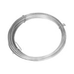 vidaXL Drôtené pletivo+stĺpiky, pozinkovaná oceľ 25x0,8 m, strieborné – Obrázok 4