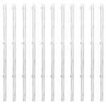 vidaXL Drôtené pletivo+stĺpiky, pozinkovaná oceľ 25x0,8 m, strieborné – Obrázok 7