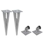 vidaXL Drôtené pletivo+stĺpiky a hroty, pozinkovaná oceľ 15x0,8 m – Obrázok 10