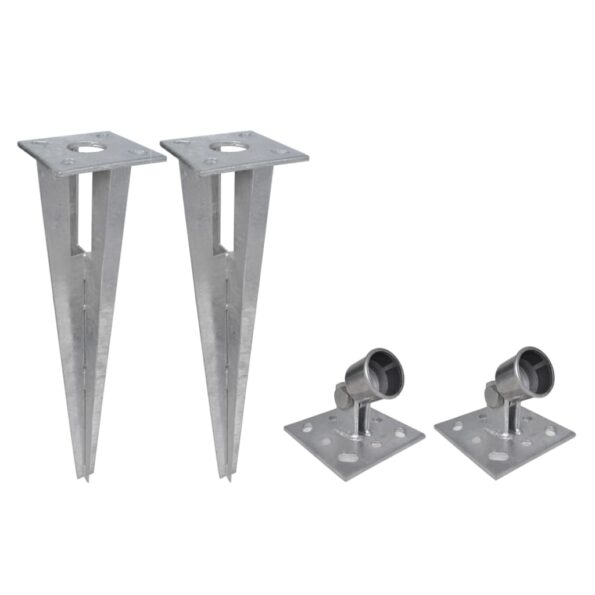 vidaXL Drôtené pletivo+stĺpiky a hroty, pozinkovaná oceľ 15x0,8 m – Obrázok 10