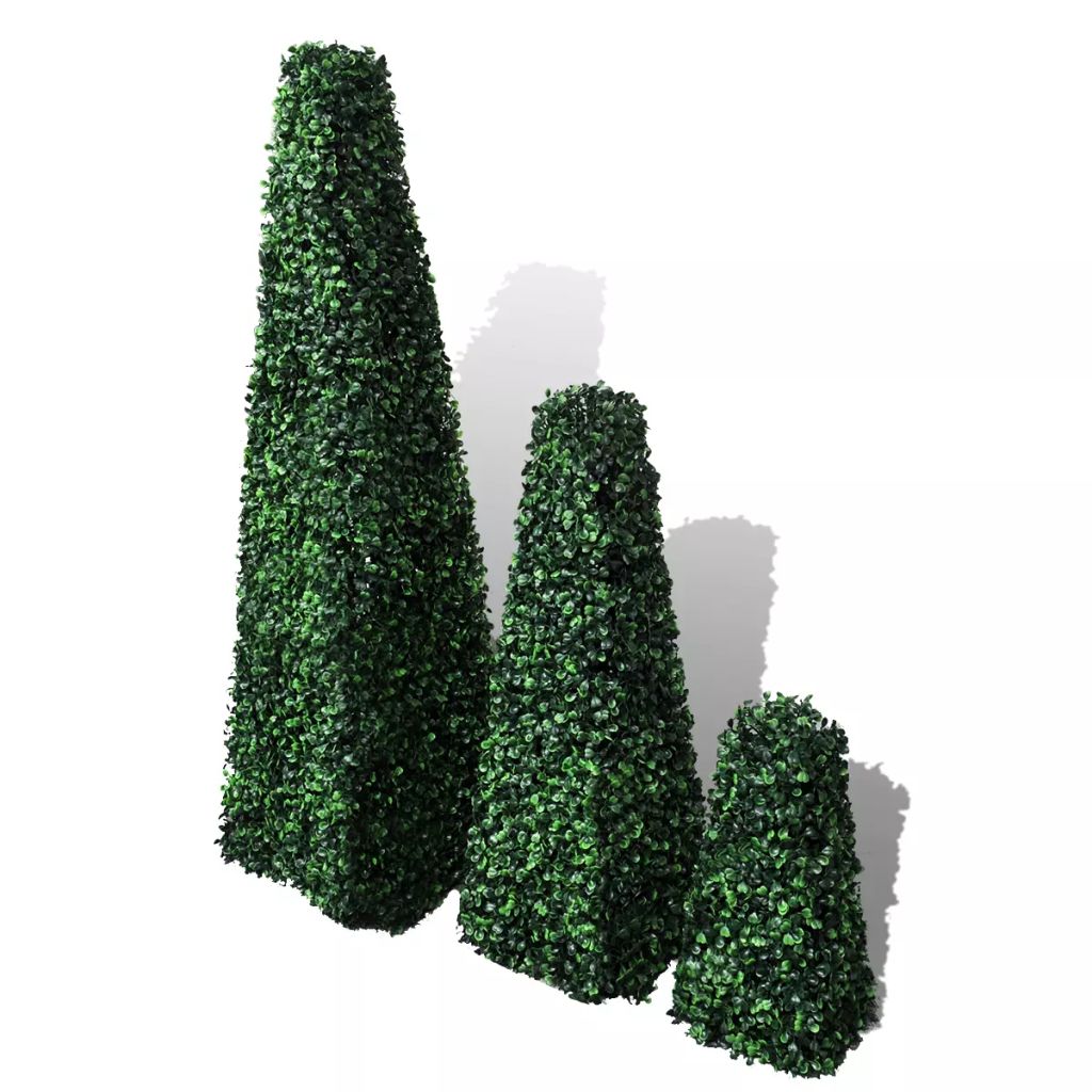 VXL8718475914228_a_en_hd_1.jpg Sada 3 dekoratívnych umelých krušpánov v tvare pyramídy – Obrázok 1