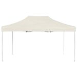 vidaXL Profesionálny skladací párty stan hliníkový 4,5x3 m krémový – Obrázok 3