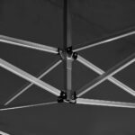 vidaXL Profesionálny skladací stan+steny, hliník 4,5x3 m, antracit – Obrázok 10