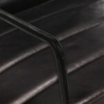 vidaXL Kreslo čierne pravá koža – Obrázok 2