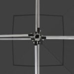 vidaXL Profesionálny skladací párty stan, hliník 2x2 m, antracitový – Obrázok 3