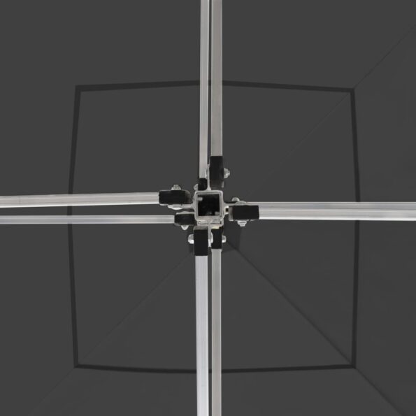 vidaXL Profesionálny skladací párty stan, hliník 2x2 m, antracitový – Obrázok 3