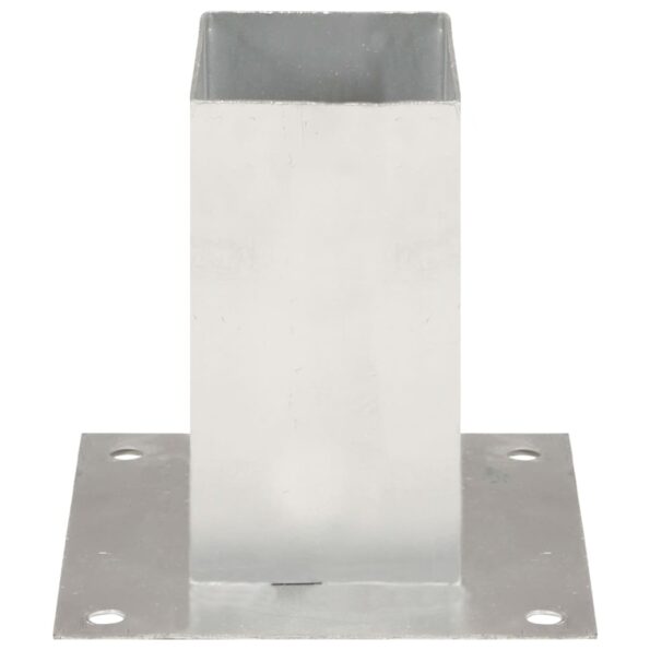vidaXL Kotvy na stĺpiky 4 ks 71 mm galvanizovaný kov – Obrázok 5
