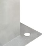 vidaXL Kotvy na stĺpiky 4 ks 91 mm galvanizovaný kov – Obrázok 6