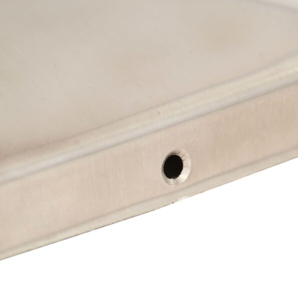 vidaXL Pyramídové krytky na plotové stĺpiky 6 ks 101x101 mm nehrdzavejúca oceľ – Obrázok 7