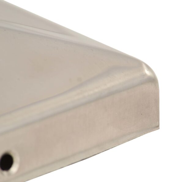 vidaXL Pyramídové krytky na plotové stĺpiky 6 ks 101x101 mm nehrdzavejúca oceľ – Obrázok 8