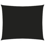 vidaXL Tieniaca plachta oxfordská látka obdĺžniková 2,5x3,5 m čierna