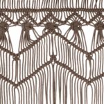vidaXL Záclona macrame sivohnedá 140x240 cm bavlna – Obrázok 4