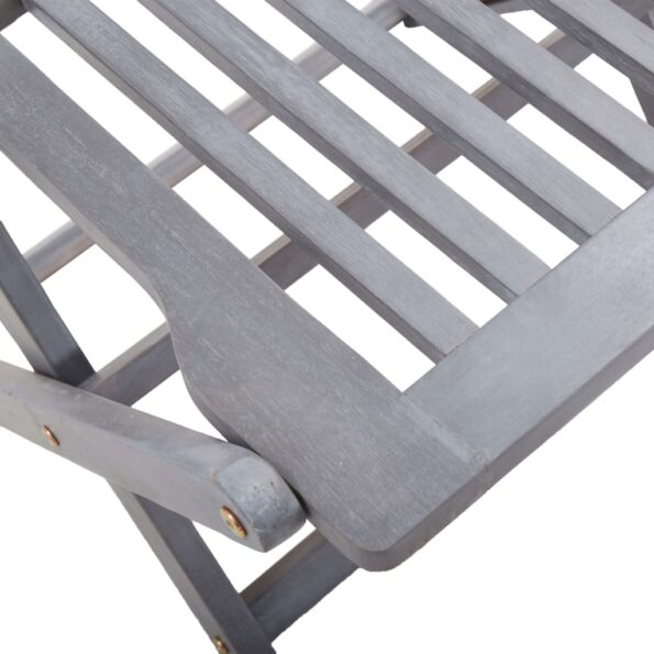 vidaXL Skladacie záhradné stoličky s podložkami 2 ks akáciový masív – Obrázok 7