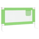 vidaXL Zábrana na detskú posteľ zelená 140x25 cm látka – Obrázok 4