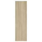 vidaXL Nástenná polica, dub sonoma 75x16x55 cm, kompozitné drevo – Obrázok 5