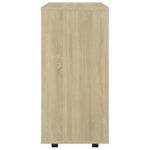 vidaXL Rolovacia skrinka sonoma dub 60x35x75 cm drevotrieska – Obrázok 8