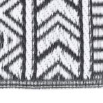 vidaXL Vonkajší koberec čierny 80x150 cm PP – Obrázok 3