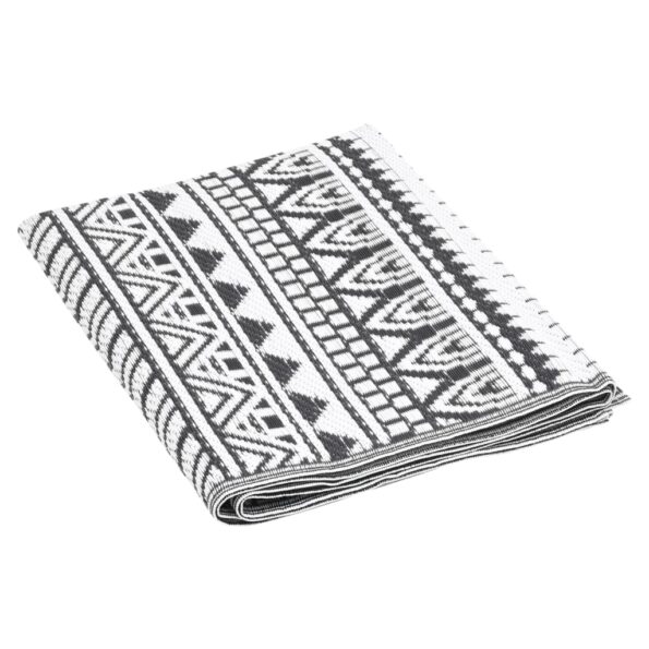 vidaXL Vonkajší koberec čierny 80x150 cm PP – Obrázok 5