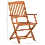 vidaXL 13-dielna záhradná jedálenská súprava 280x90x75 cm akácia – Obrázok 11