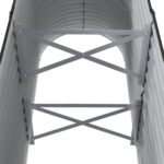 vidaXL Vyvýšený záhradný záhon pozinkovaná oceľ 114x40x68 cm antracit – Obrázok 5