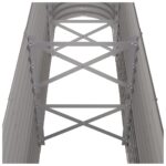 vidaXL Vyvýšený záhradný záhon práškovaná oceľ 260x40x68 cm sivý – Obrázok 5