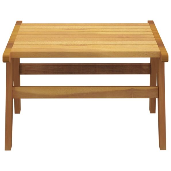 vidaXL Záhradné kreslo s podnožkou tíkový masív – Obrázok 12