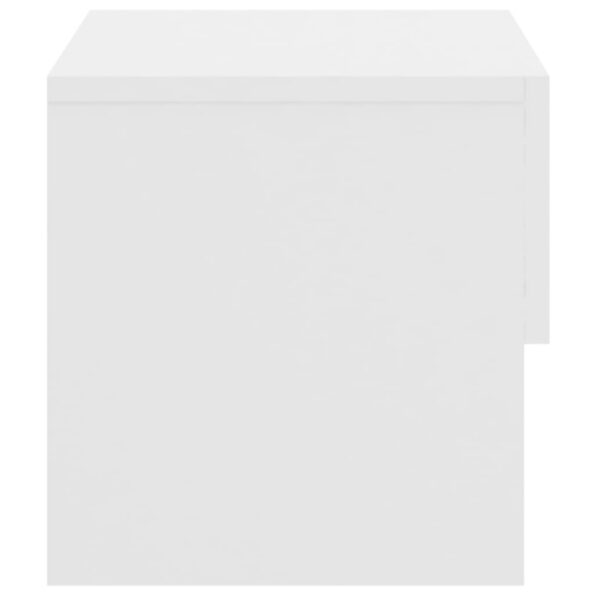 vidaXL Nástenná nočná skrinka biela – Obrázok 6