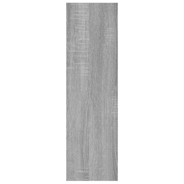 vidaXL Nástenná polica sivá sonoma 75x16x55 spracované drevo – Obrázok 4