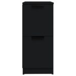 vidaXL Komody čierne 2 ks 30x30x70 cm kompozitné drevo – Obrázok 6