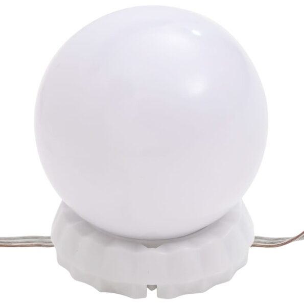 VXL8720287100737_g_en_hd_7.jpg vidaXL Sada toaletného stolíka s LED biela spracované drevo – Obrázok 9