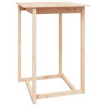 vidaXL 5-dielna barová súprava borovicový masív – Obrázok 5