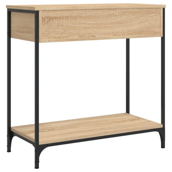VXL8720845421274_g_en_hd_6.jpg vidaXL Konzolový stolík dub sonoma 75 x 34,5 x 75 cm kompozitné drevo – Obrázok 8