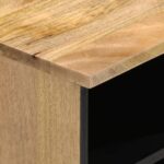 vidaXL TV skrinka 80x33x46 cm, mangový masív – Obrázok 7