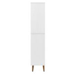 vidaXL Knižnica MOLDE, biela 85x35x170,5 cm, borovicový masív – Obrázok 6