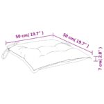 vidaXL Podložky na stoličku 6 ks, antracit 50x50x7 cm, oxfordská látka – Obrázok 8