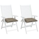 vidaXL Vankúše na palet. sedenie 2ks sivohnedé 50x50x7cm oxford. látka