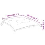 vidaXL Vankúše na palet. sedenie 6ks sivohnedé 50x50x7cm oxford. látka – Obrázok 8